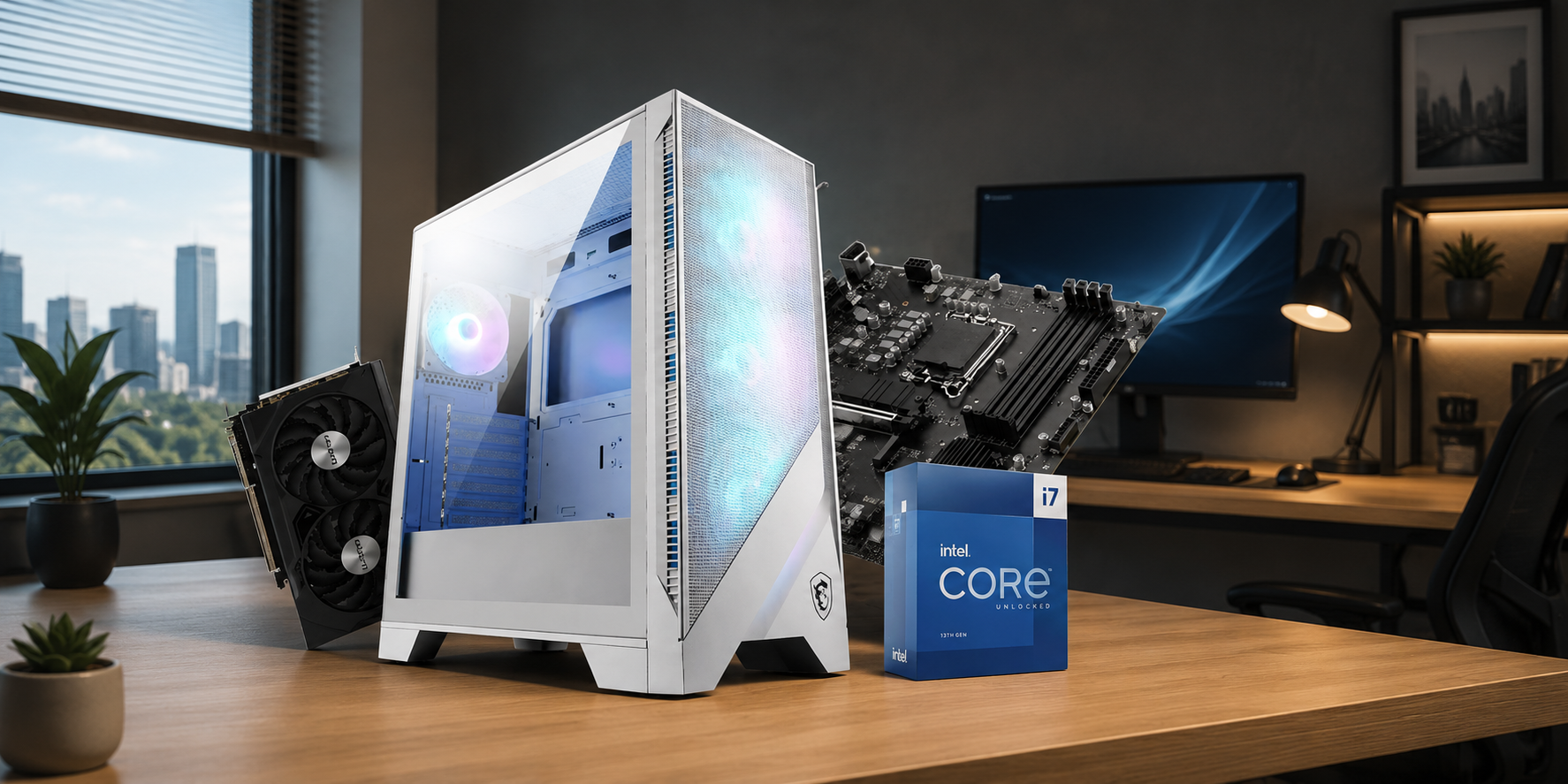 🖥️ Pc de Bureau Gamer Max 712 – i7-13700K, RTX 4060, 32Go DDR5, SSD 1To au meilleur prix en Tunisie